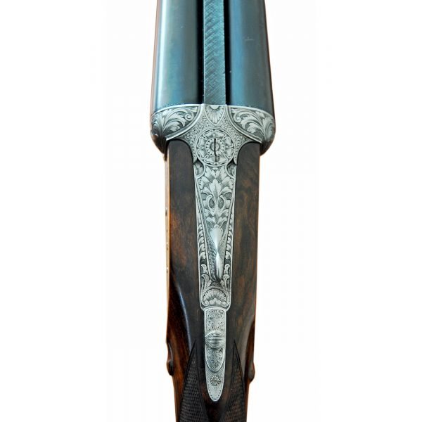 Auguste Francotte Deluxe Best Quality Sidelock S-by-S 12ga/76mm - 2 Kapasite - 29" (73.7 cm) namlu - 3,6 kg - Gravür: J.M. Smets - Tam çakmak, ejektörlü -5-