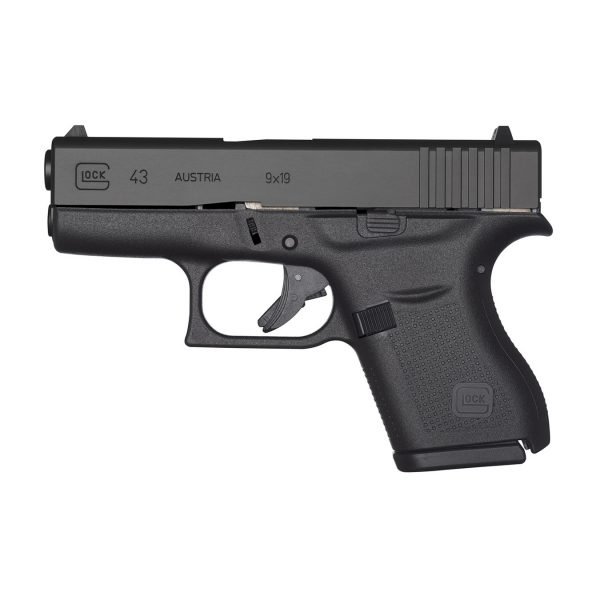 Glock G43 Subcompact - 9x19mm - 6+1 Kapasite - 3.41" (86,5 mm) namlu - 510 gr (boş) - Uzunluk: 6.26" | 159 mm - Küçük kasa savunma silahı -1-