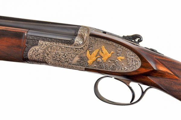 Perazzi Fabbri Extra Lux Sidelock O&U 12ga/70mm - 28" (71 cm) - 3,2 kg - Gravür: Angelo Galeazzi - Tam çakmak, tek tetik, ejektörlü, İngiliz kundak -1-