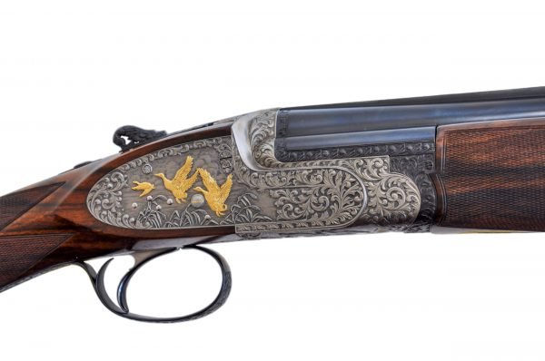 Perazzi Fabbri Extra Lux Sidelock O&U 12ga/70mm - 28" (71 cm) - 3,2 kg - Gravür: Angelo Galeazzi - Tam çakmak, tek tetik, ejektörlü, İngiliz kundak -2-