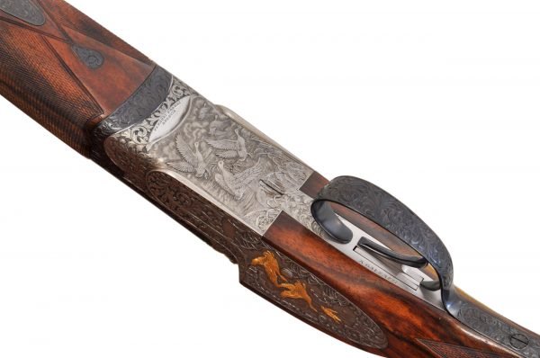 Perazzi Fabbri Extra Lux Sidelock O&U 12ga/70mm - 28" (71 cm) - 3,2 kg - Gravür: Angelo Galeazzi - Tam çakmak, tek tetik, ejektörlü, İngiliz kundak -3-