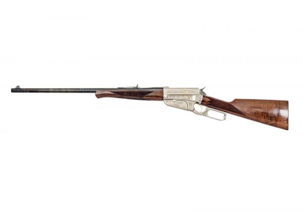 Winchester Model 1895 High Grade .30-06 - Lever Action - 1984 Üretim - 3+1 Kapasite - 24" (61 cm) namlu - 3.8 kg - Altın Kakma Ggravür - Limited: 1000 -5-